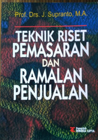 Image of Teknik Riset Pemasaran dan Ramalan Penjualan