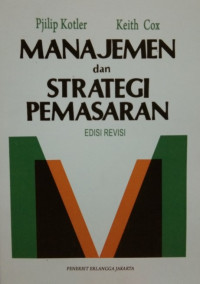 Image of Manajemen dan Strategi Pemasaran Ed. Rev