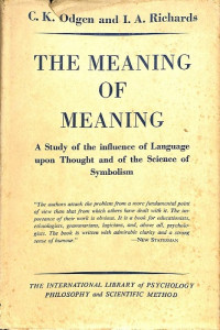 Image of The Meaning of Meaning