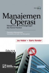 Image of Manajemen Operasi;Manajemen Keberlangsungan dan Rantai Pasokan Ed. 11