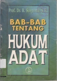 Image of Bab-bab Tentang Hukum Adat