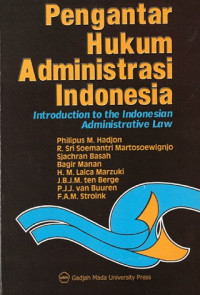 Image of Pengentar Hukum Administrasi Indonesia