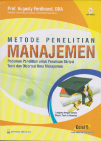 Image of Metode Penelitian Manajemen (Pedoman Penelitian untuk Penulisan Skripsi Tesis dan Disertasi Ilmu Manajemen Ed. 5