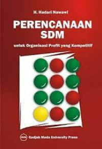 Image of Perencanaan SDM : Untuk Organisasi Profit yang Kompetitif