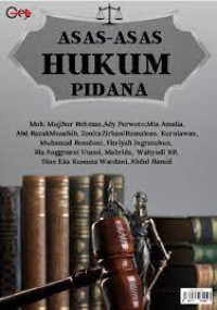 Image of Asas-asas Hukum Pidana