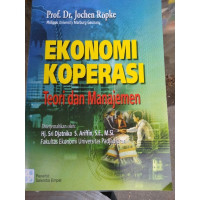 Image of Ekonomi Koperasi: Teori dan Manajemen