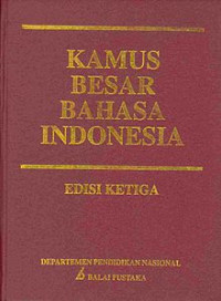 Image of Kamus Besar Bahasa Indonesia Ed. 3