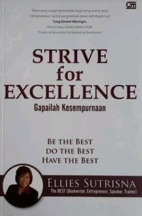 Image of Strive for Excellence; Gapailah Kesempurnaan