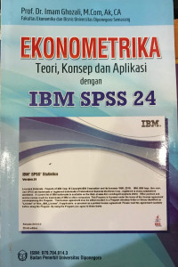 Image of Ekonometrika : teori, konsep dan aplikasi dengan IBM SPSS 24