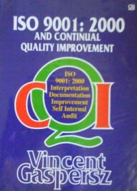 Image of ISO 9001:2000; And Continual Quality Improvement