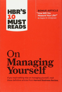 Image of HBR's 10 Must Reads On Managing Yourself
