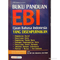 Image of Buku Panduan EBI Ejaan Bahasa Indonesia yang diSempurnakan