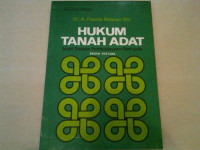 Image of Hukum Tanah Adat (Multi Disiplin Pembudayaan Pancasila Bag. Pertama)