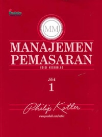 Image of Manajemen Pemasaran Ed.11 Jil. 1