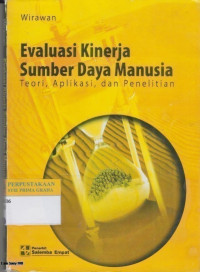 Image of evaluasi kinerja SDM teori,aplikasi dan penelitian