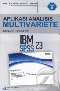 Image of Aplikasi Analisis Multivariate dengan Program IBM SPSS 23 Ed. 8