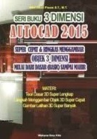 Image of Seri Buku 2 Dimensi Autocad2015