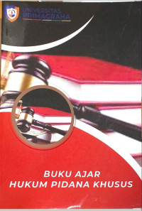 Image of Buku Ajar Hukum Pidana Khusus